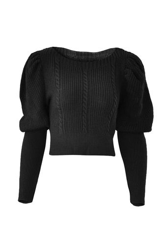 Blusa-Cropped-Tricot-Tranca-Preta