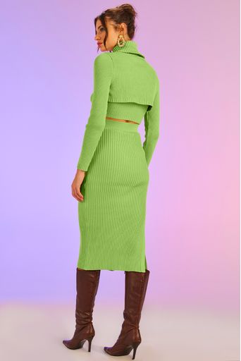 Saia-Tricot-Midi-Tracy-Verde-Maca-Costas