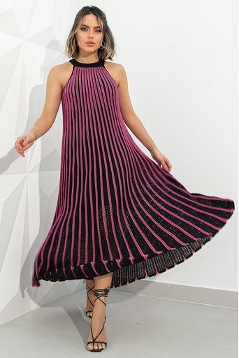 Vestido-Tricot-Midi-Chelsea-Preto-Costas