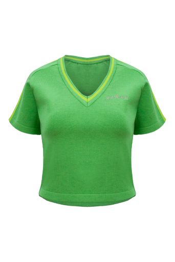 T-Shirt-Tricot-Brasil-Retro-Verde-Frente