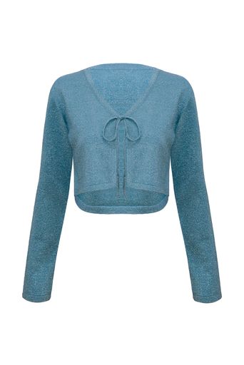 Casaco-Tricot-Thais-Azul-Sky-Frente