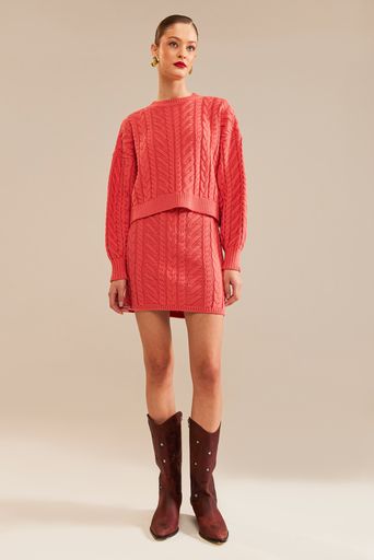 Saia-Tricot-Curta-Lidia-Rosa-Coral-Principal