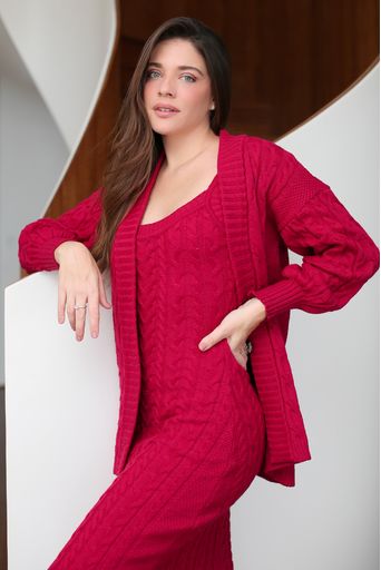 Luma-Costas---Vestido-Tricot-Midi-Grazi-Vermelho-Carmesin-Principal