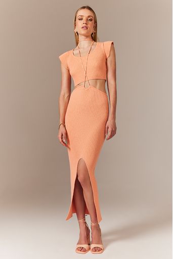 Vestido-Tricot-Midi-Paola-Peach-Principal