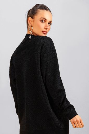 Casaco-Tricot-Yara-Preto-Costas