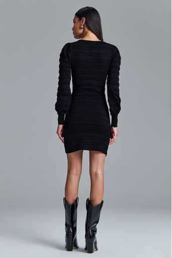 Vestido-Tricot-Curto-Pamela-Preto-Costas