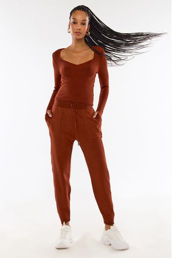 Calca-Tricot-Sofia-Caramelo-Principal