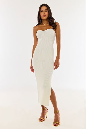 Vestido-Tricot-Midi-Juli-Off-White-Principal