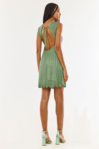Vestido-Tricot-Curto-Lyra-Verde-Costas