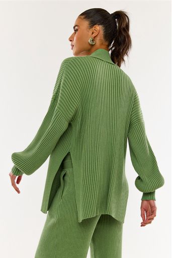 Casaco-Tricot-Laura-Verde-Costas