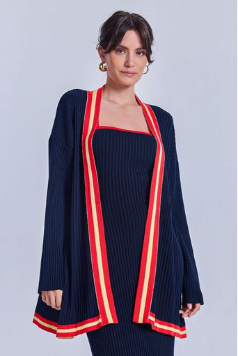 Casaco-Tricot-Flavia-Marinho-e-Vermelho-Magma-Principal