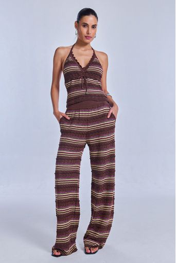 Calca-Tricot-Solange-Cacau-e-Amarelo-Manteiga-Principal